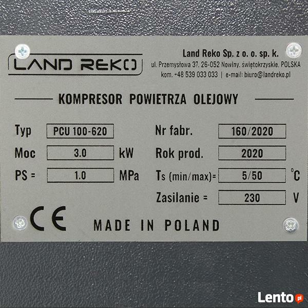 KOMPRESOR POWIETRZA 100l 230V LAND REKO 620L/MIN