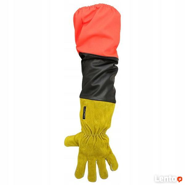 RĘKAWICE SKÓRZANE DŁUGIE DO PIASKOWANIA ŚRUTOWANIA