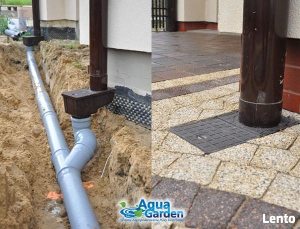 Aquagarden Zagospodarowanie wody deszczowej drenaż opaskowy