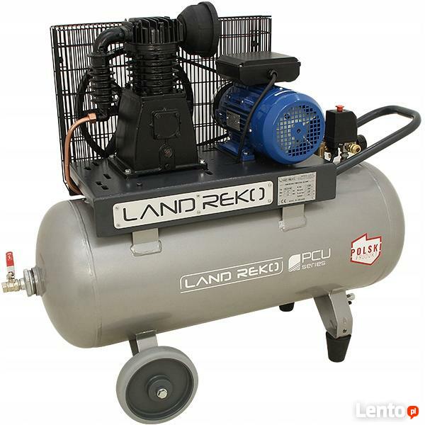 KOMPRESOR POWIETRZA 100l 230V LAND REKO 490L/MIN