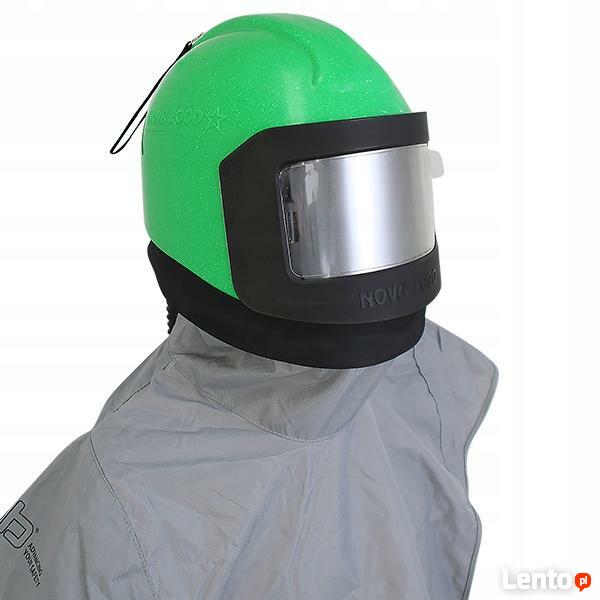 ZESTAW BHP KASK STRÓJ DO PIASKOWANIA PIASKARKI