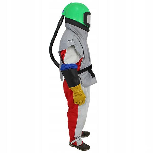 ZESTAW BHP KASK STRÓJ DO PIASKOWANIA PIASKARKI