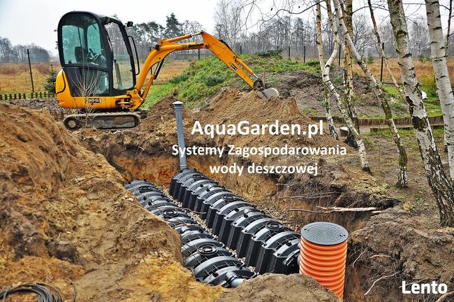 Drenaż i rozsączanie - studnia chłonna - deszczówka