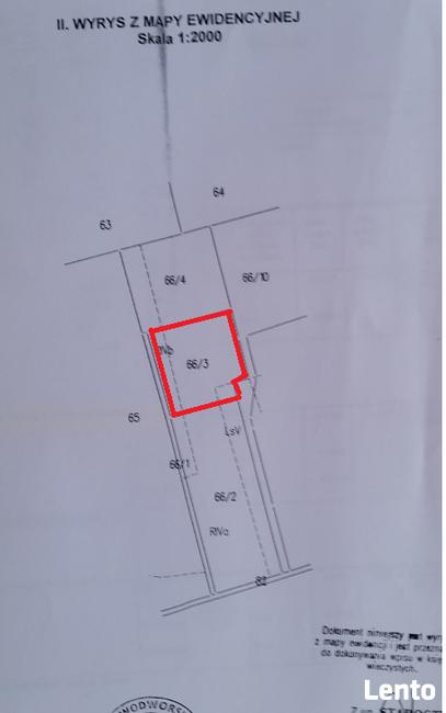 Malowniczo położona działka pod siedlisko lub rekreacje