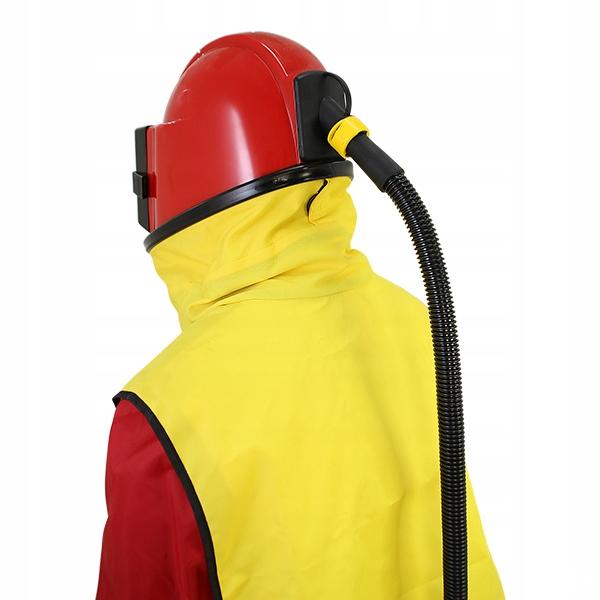 MASKA KOMBINEZON RĘKAWICE BHP DO PIASKOWANIA