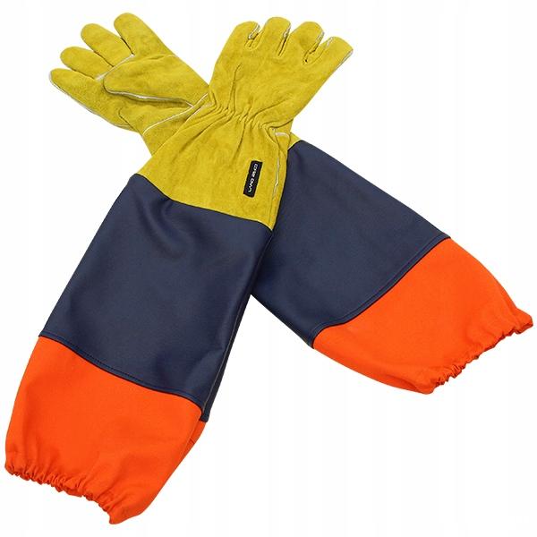 RĘKAWICE SKÓRZANE DŁUGIE DO PIASKARKI PIASKOWANIA