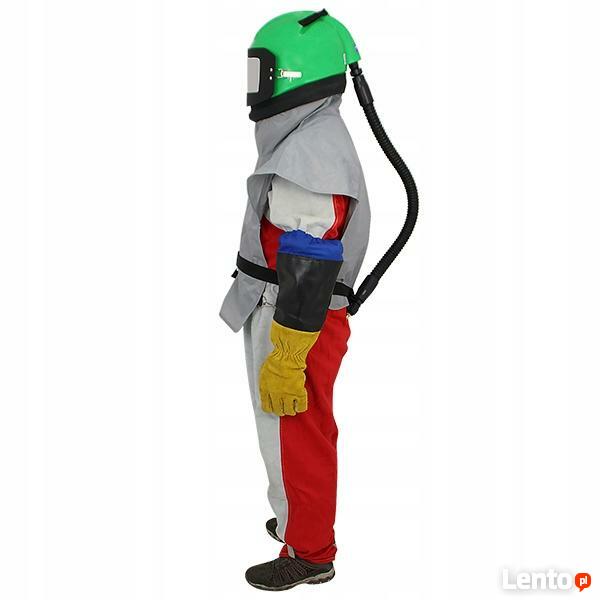 ZESTAW BHP KASK STRÓJ DO PIASKOWANIA PIASKARKI