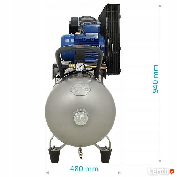 KOMPRESOR POWIETRZA 100l 400V LAND REKO 420L/MIN