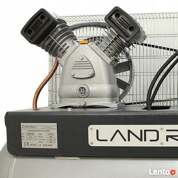 KOMPRESOR POWIETRZA 200l 400V LAND REKO 420L/MIN