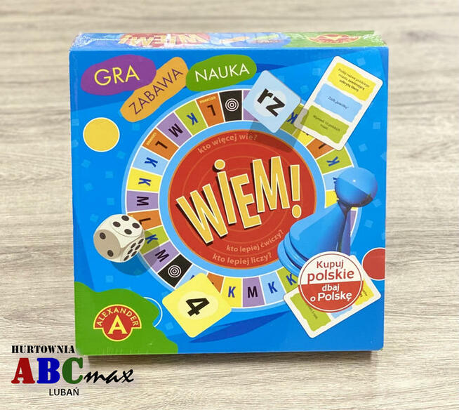 Gry planszowe, gry edukacyjne ABC MAX Lubań