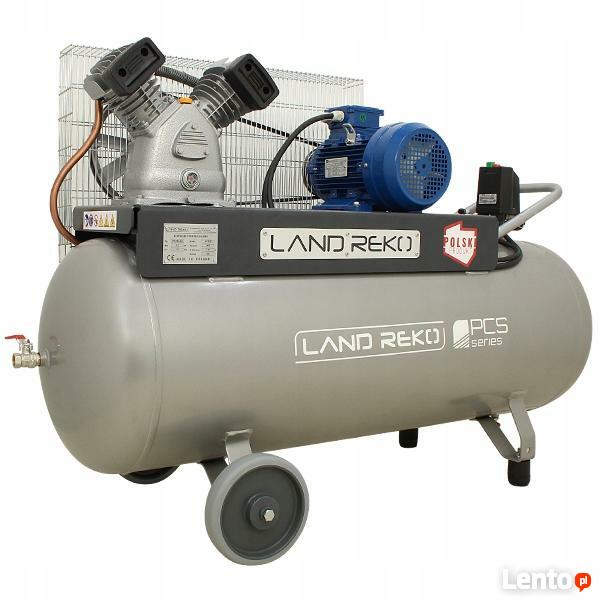 KOMPRESOR POWIETRZA 200l 400V LAND REKO 420L/MIN