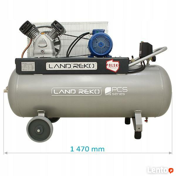 KOMPRESOR POWIETRZA 200l 400V LAND REKO 420L/MIN