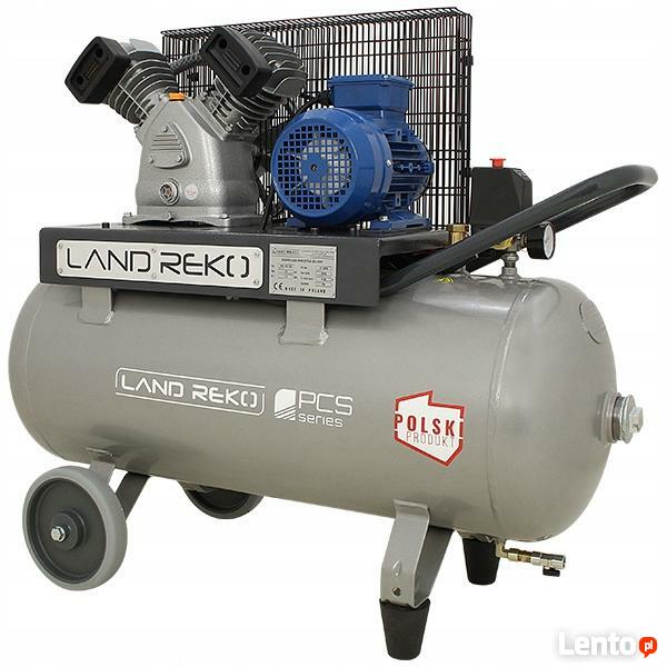 KOMPRESOR POWIETRZA 100l 400V LAND REKO 420L/MIN