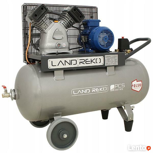 KOMPRESOR POWIETRZA 100l 400V LAND REKO 420L/MIN