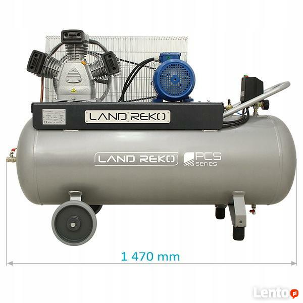KOMPRESOR POWIETRZA 200l 400V LAND REKO 550L/MIN