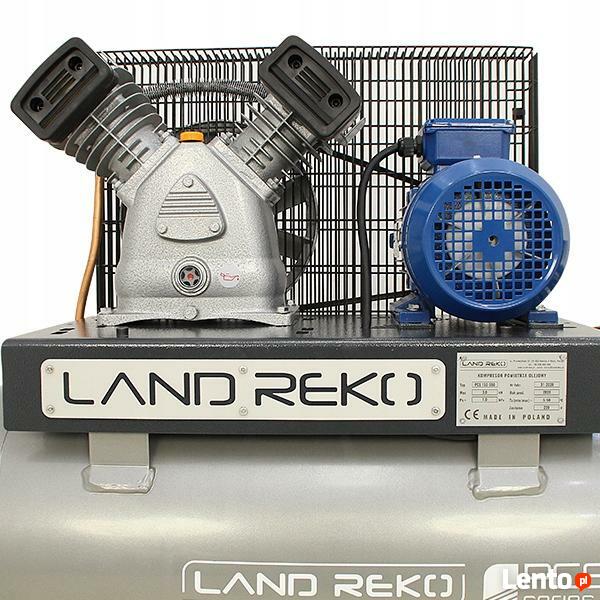 KOMPRESOR POWIETRZA 100l 400V LAND REKO 420L/MIN