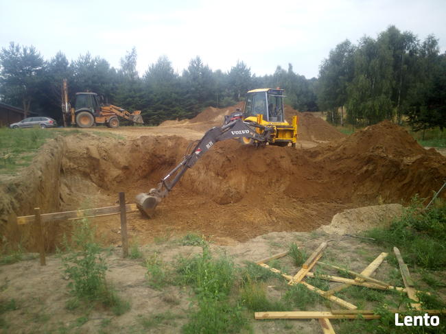 Usługi koparko ładowarka