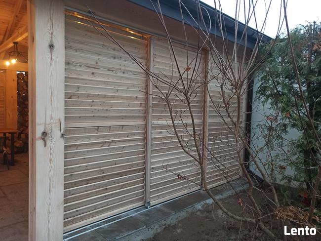 Ruchome deseczk Lamele Shuttersy z Modrzewia Zewnętrzne