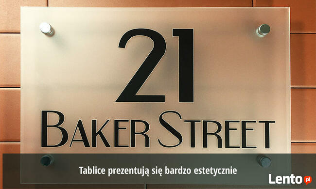 Tabliczka na dom STANDARD 30x20 cm