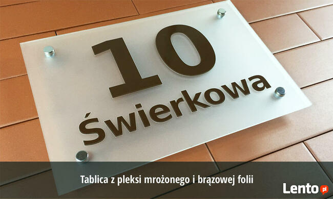 Tabliczka na dom STANDARD 30x20 cm