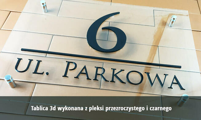 Tabliczka na dom 3D 30x20 cm