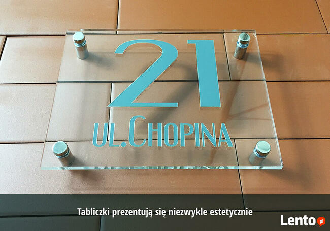 Tabliczka na dom STANDARD 30x20 cm