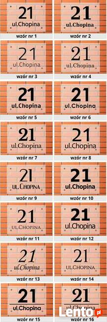 Tabliczka na dom STANDARD 30x20 cm