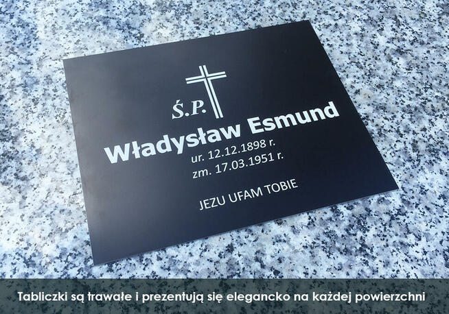 Tablica nagrobna 30x20 cm