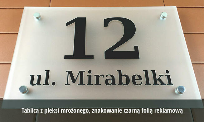 Tabliczka na dom STANDARD 20x15 cm