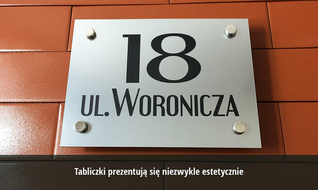 Tabliczka na dom GRAV 40x30 cm gr. 3,2 mm