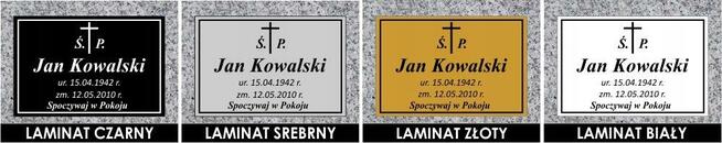 Tablica nagrobna 30x20 cm