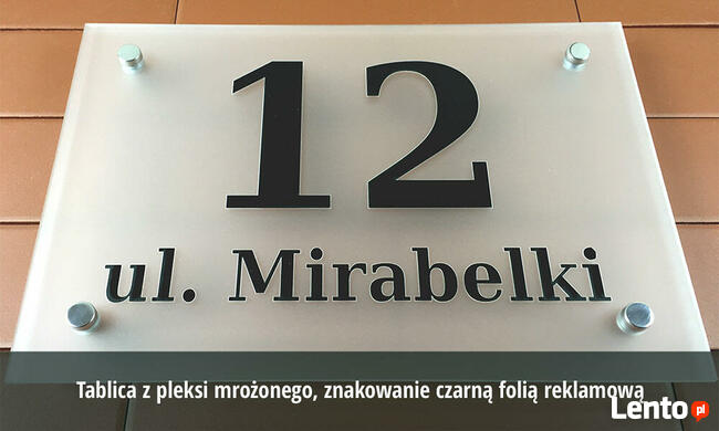 Tabliczka na dom STANDARD 40x30 cm