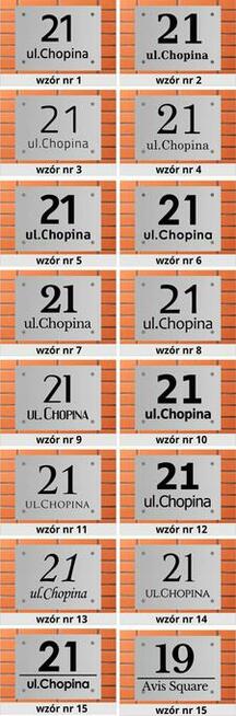 Tabliczka na dom GRAV 40x30 cm gr. 1,6 mm