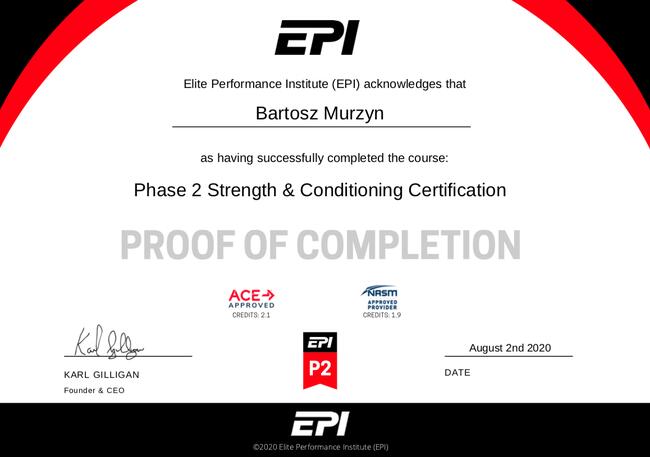 Trener Personalny / Trener Przygotowania Motorycznego