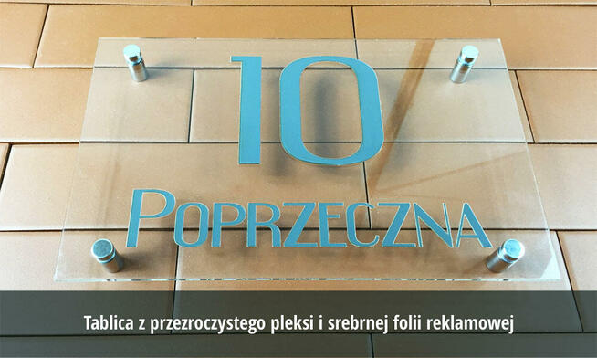 Tabliczka na dom STANDARD 20x15 cm