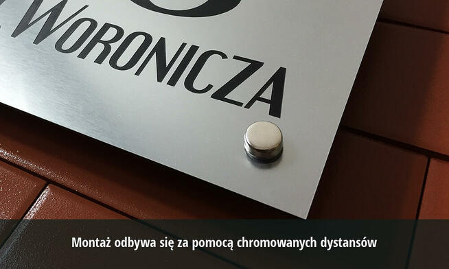 Tabliczka na dom GRAV 40x30 cm gr. 3,2 mm