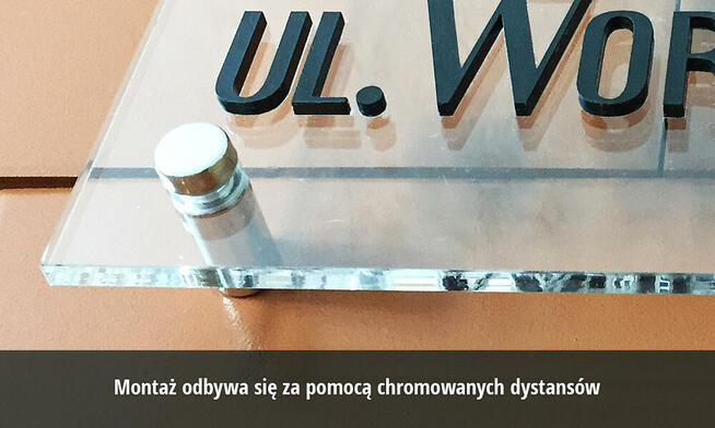 Tabliczka na dom 3D 40x30 cm