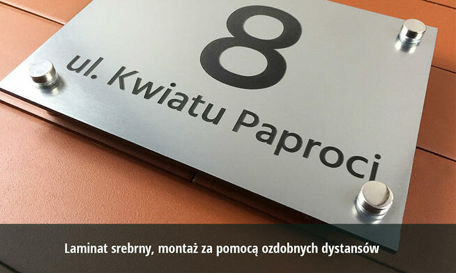 Tabliczka na dom GRAV 40x30 cm gr. 3,2 mm