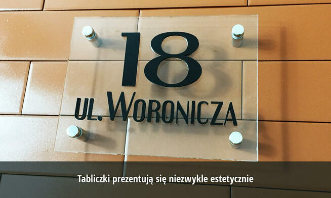 Tabliczki na dom 3D 20x15 cm