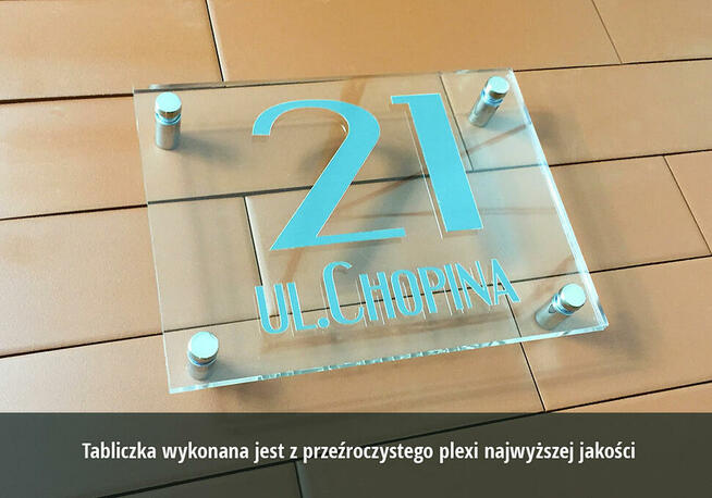 Tabliczka na dom STANDARD 20x15 cm