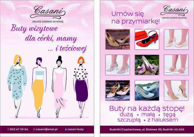 CASANI buty damskie na miarę weselne ślubne na duże szerokie