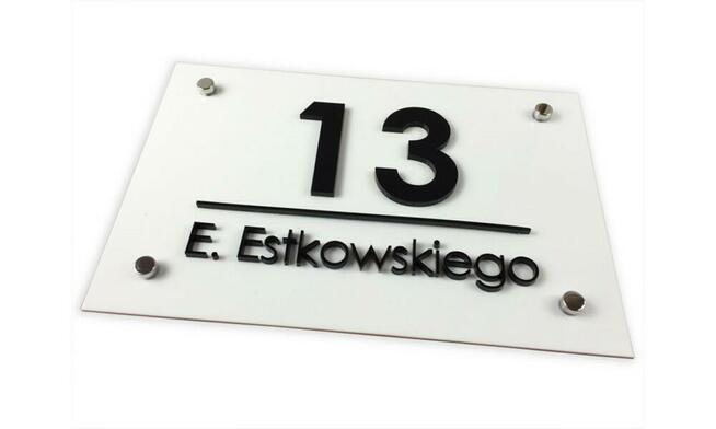 Tabliczka na dom 3D 30x20 cm