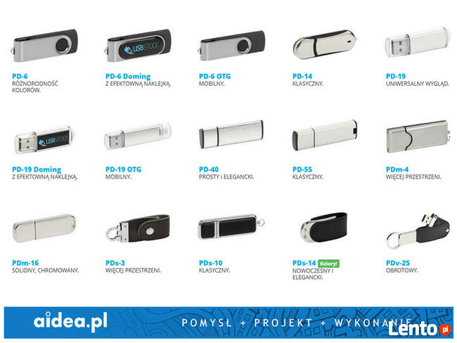 pendrive z nadrukiem, pamięć USB z nadrukiem, USB z grawerem