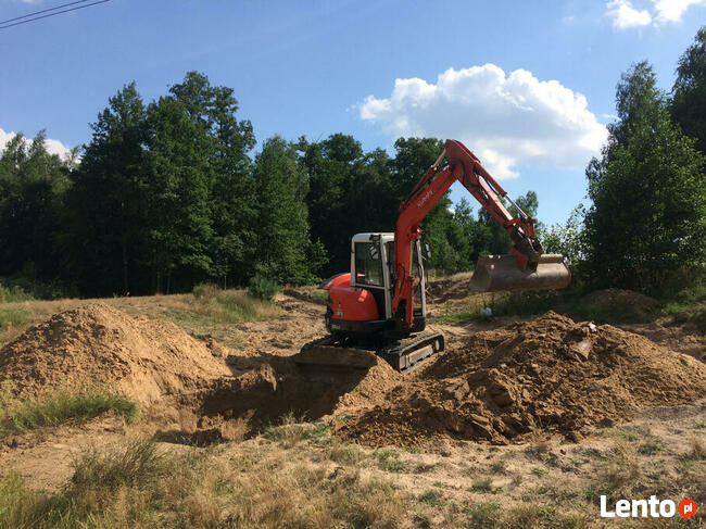 Wynajem minikoparki, minikoparka usługi, Koparka, Łowicz,