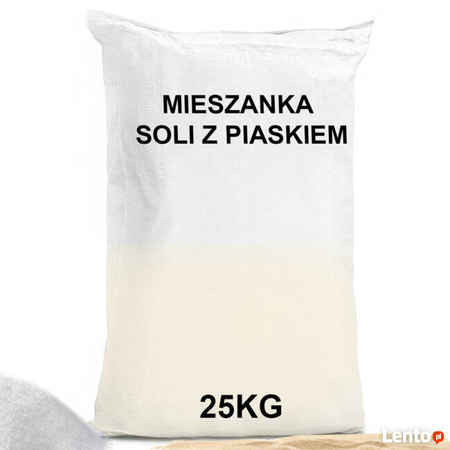 MIESZANKA Soli z PIASKIEM sól drogowa