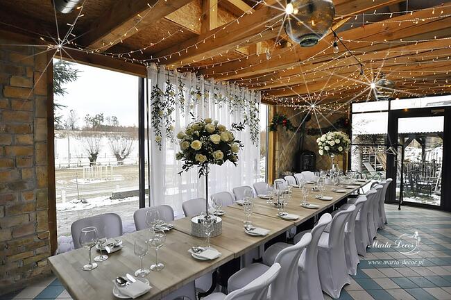 Dekoracja sali Gdańsk MARTADECOR