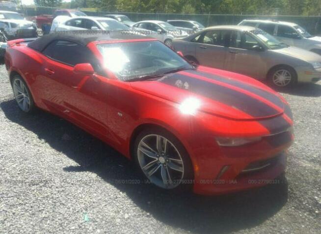 Chevrolet Camaro 2017, 3.6L, kabriolet, LT, po kradzieży