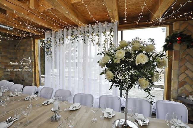 Dekoracja sali Gdańsk MARTADECOR