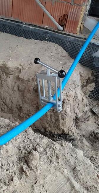 Profejsonalny zacisk do rur PE przerywacz przepływu 10-63mm