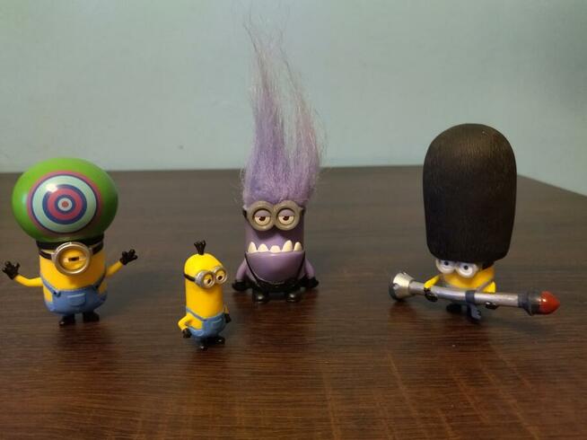 Minionki figurki mało spotykane